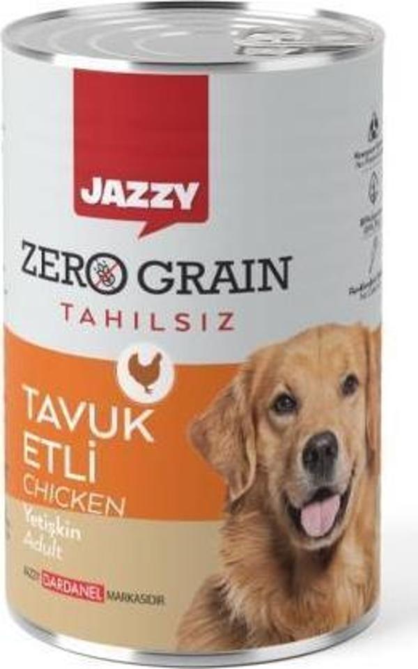 Jazzy Zero Grain Yetişkin Köpek Tavuklu 380 gr - Image 1
