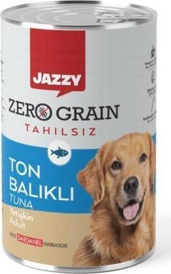 Jazzy Zero Grain Yetişkin Köpek Ton Balıklı 380 gr - Image 1