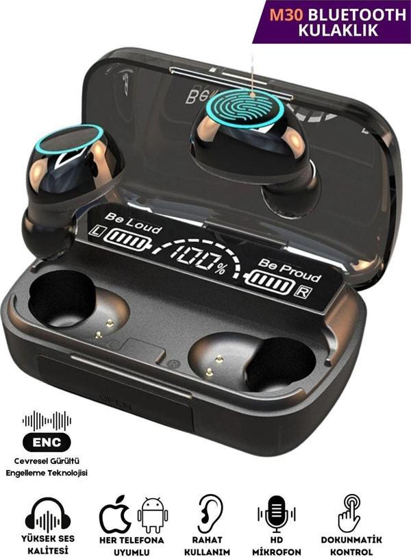 Favors Earbuds Kulak Içi Dokunmatik Bluetooth Kulaklık Led Göstergeli Powerbankli Kablosuz Wireless V5.3 - Image 1