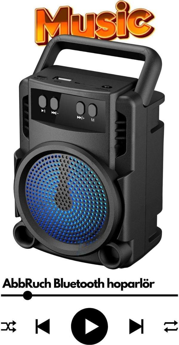 Abbruch Mini Ses Bombası Rgb Işıklı Taşınabilir Bluetooth Hoparlör Fm Radyo/Sd Kart/Usb/Bluetooth Speaker - Image 1