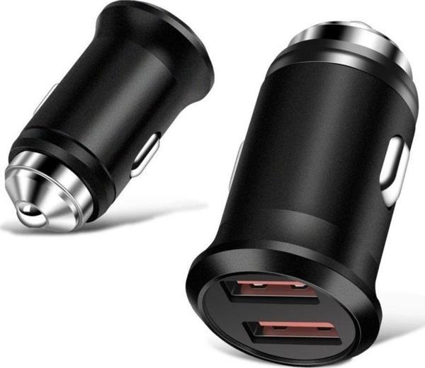 Favors Araç Içi Telefon Şarj Başlığı Çift Usb Girişli Oto Çakmaklık Hızlı Şarjı Cihazı - Image 1