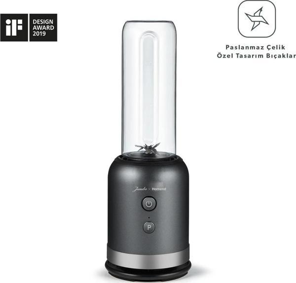Jumbo x Homend Artfood 7025H Smoothie Blender Antrasit - Image 1