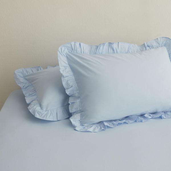  Karaca Home Basic 2'li Yastık Kılıfı Mavi - Image 1
