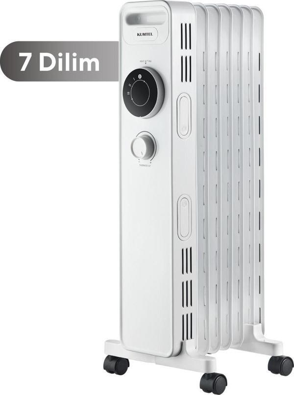 Kumtel KUM-1220S 7 Dilim Radyatör - Beyaz - Image 1