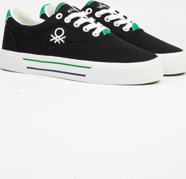 BENETTON BNİ-10091 UNİSEX İTHAL SNEAKERS KETEN SPOR AYAKKABI - Image 1