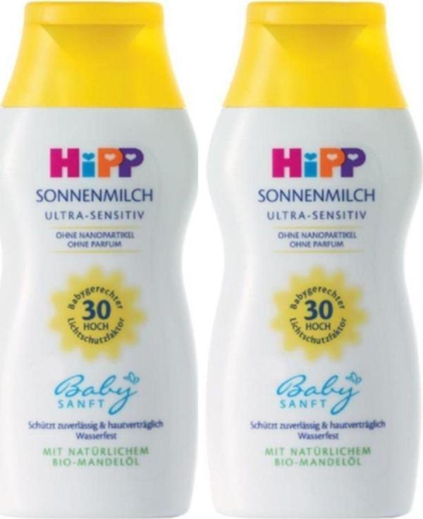HİPP BABYSANFT GÜNEŞ SÜTÜ 200 ML 2 ADET  - Image 1