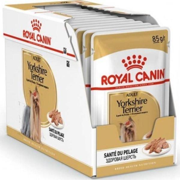 ROYAL CANİN ADULT YORKSHİRE TERİER YAŞ MAMA 85 GR 12 ADET - Image 1