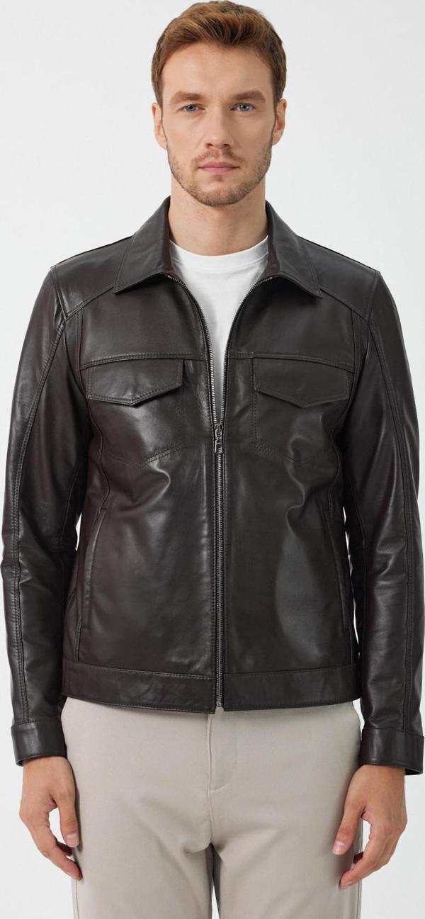 Foley Kahverengi Deri Mont - Image 1