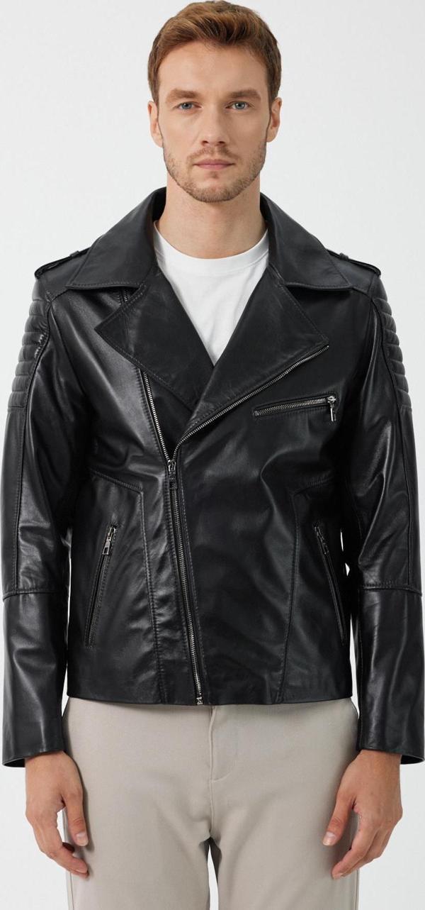 Rob Siyah Deri Mont - Image 1