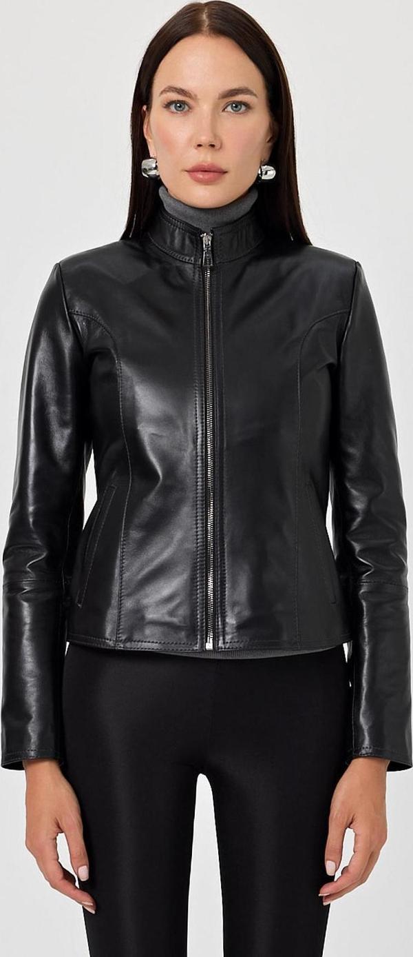 Antonella Siyah Deri Mont - Image 1