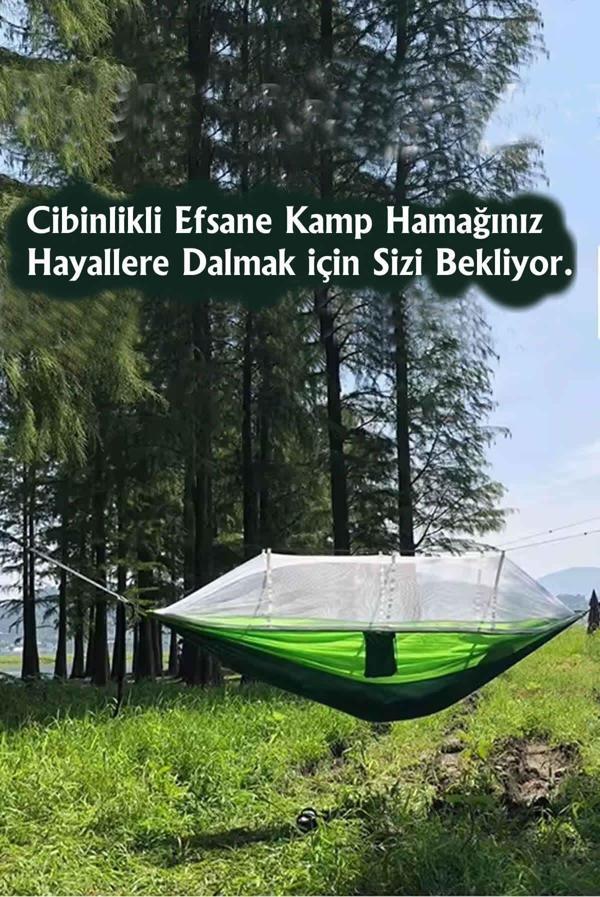 Efsane Kamp - Cibinlikli Hamak - Ultra Konfor - Kompakt - Portatif - Çantalı - Image 1