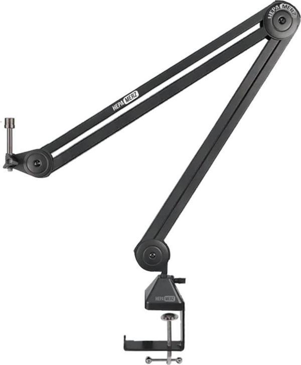 Hepa Merz N-PRO46 Yüksek Kaliteli Stüdyo Tipi Masa Mikrofon Standı Sehpası (46x46 cm) - Image 1