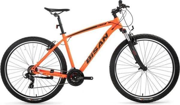 BİSAN MTX 7100 ERKEK DAĞ BİSİKLETİ 39.5CM V 26 JANT 21 VİTES NEON TURUNCU SİYAH - Image 1
