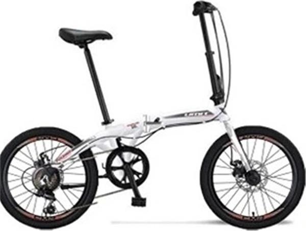 ÜMİT 2037 FOLDING-2D KATLANIR BİSİKLET 20 JANT 6 VİTES WHİTE SİLVER RED - Image 1