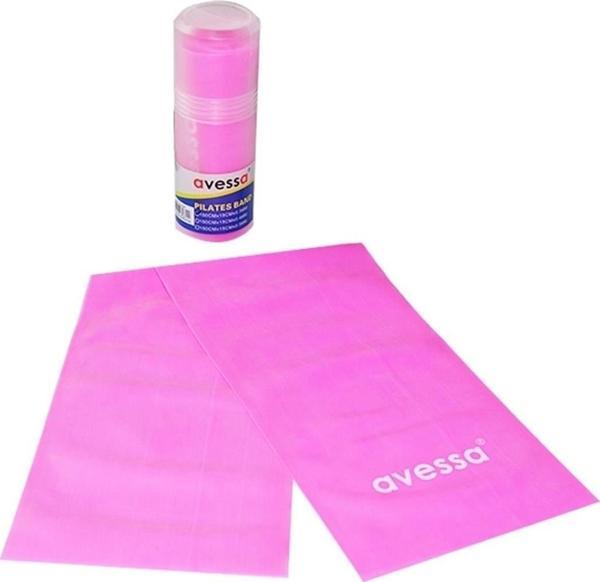 Avessa Pilates Lastiği Pembe Yumuşak Direnç - Image 1
