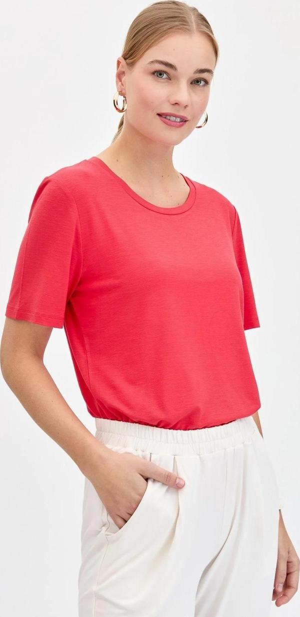 Desen Triko Kadın T-shirt - Image 1