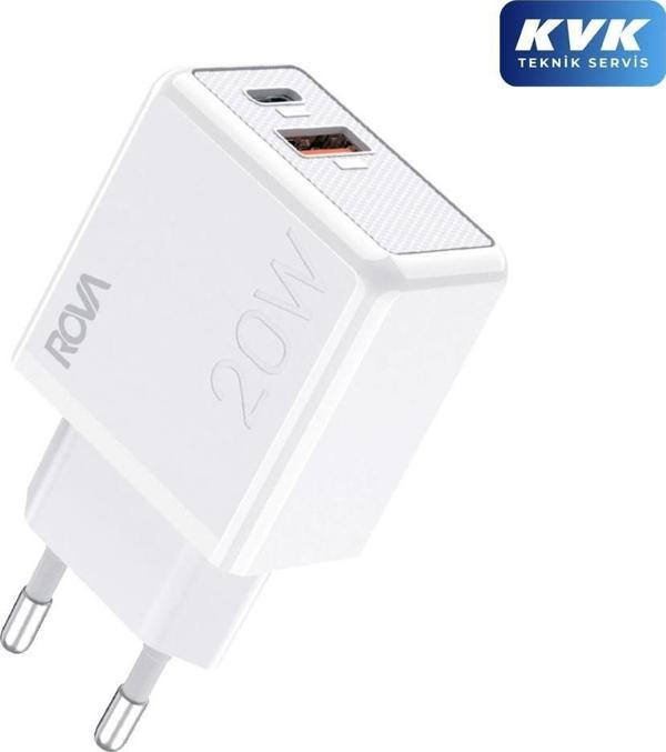 Rova SB104 Pd 20W + QC3.0 Hızlı Şarj Başlığı Kvk Servis Garantili - Image 1