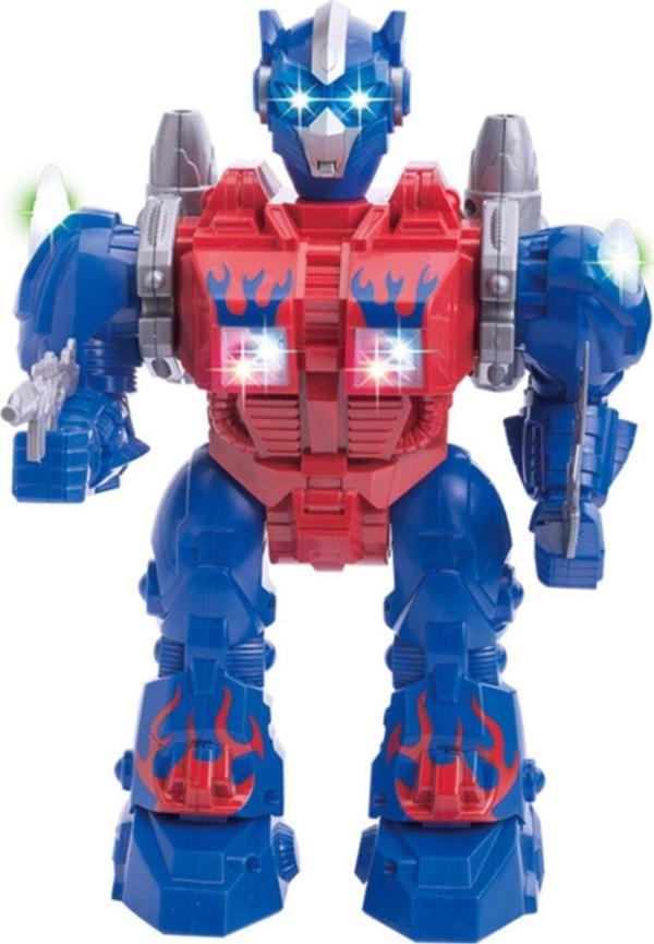 Hareketli Sesli Ve Işıklı Füze Atan Robot - Image 1