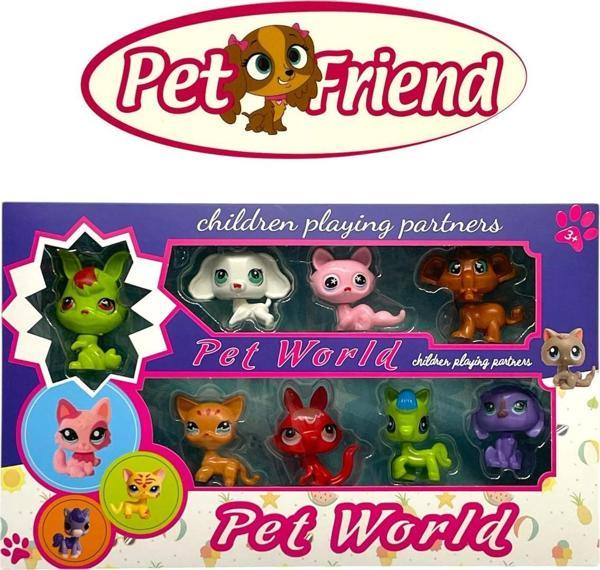 Miniş Oyuncak Karakterleri Littlest Pets Shop 8'li Miniş Ailesi - Image 1