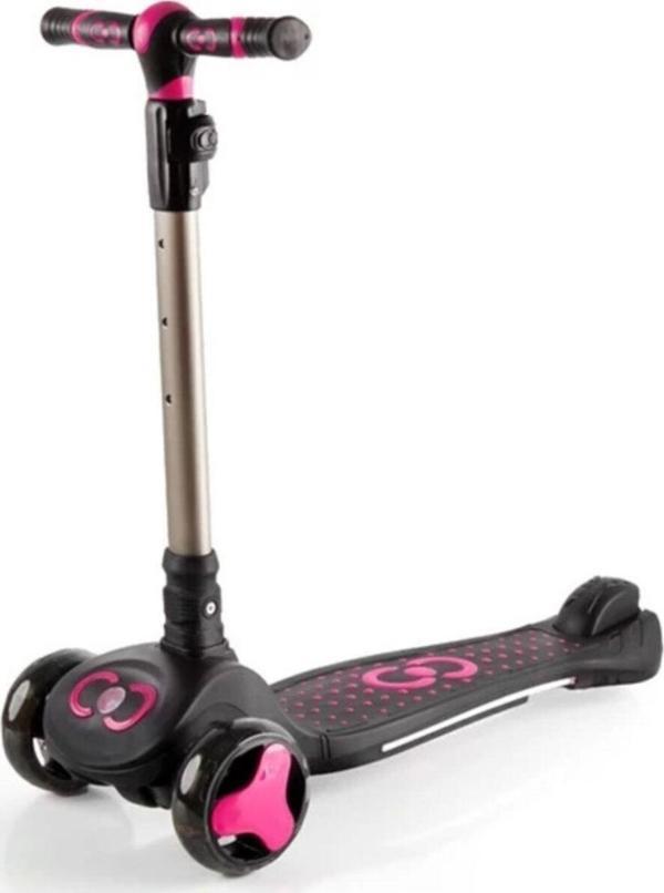 Pembe Nova Işıklı Çocuk Scooterı - Image 1