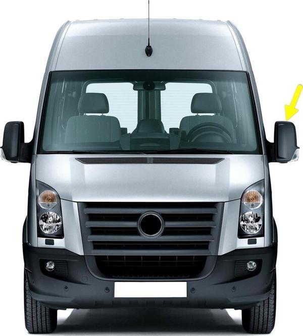 VW Crafter 2006-2013 Sol Dış Ayna Komple Elektrikli 2E1857501Q - Image 1