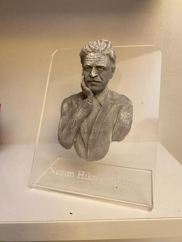 Nazım Hikmet Özel Tasarım Ayaklı 3d Büst - Image 1