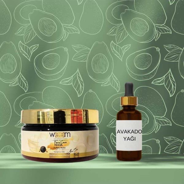 Çare Burada Avakado Yağı 20 Ml + Yatıştırıcı Etki Yüz Bakım Maskesi - Image 1