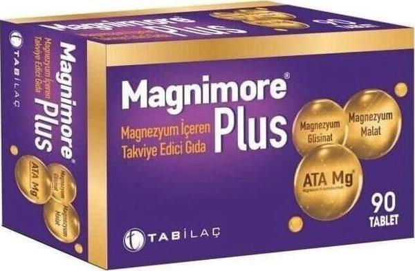 Magnimore Magnezyum İçeren Takviye Edici Gıda 90 Tablet - Image 1