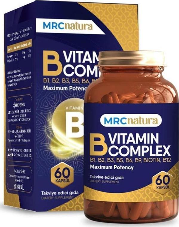 MRC Natura B Vitamin Complex 60 Kapsül - Image 1