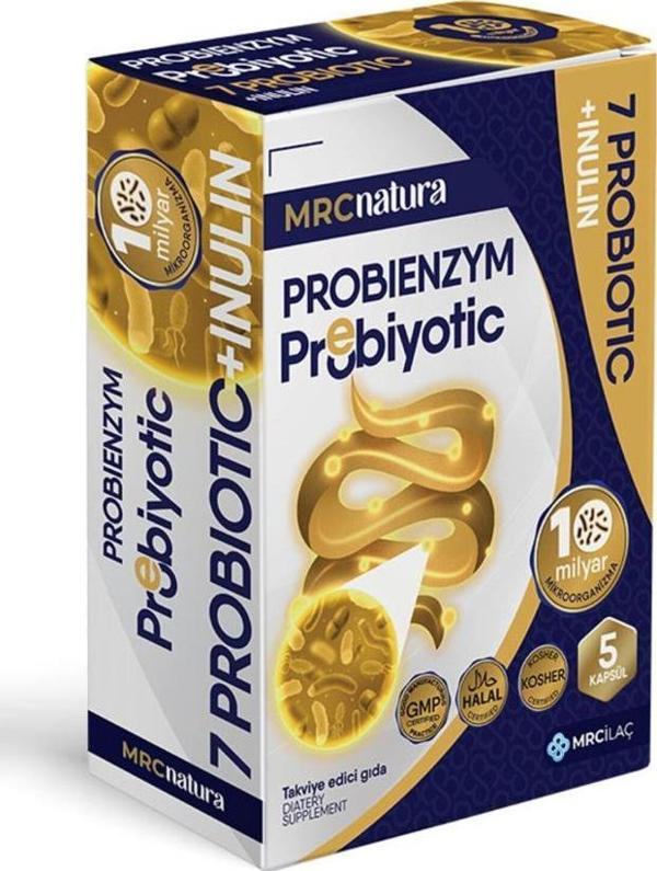 Mrc Natura Probienzym Probiyotik 10 Milyar Inulin Prebiyotik 5 Kapsül - Image 1