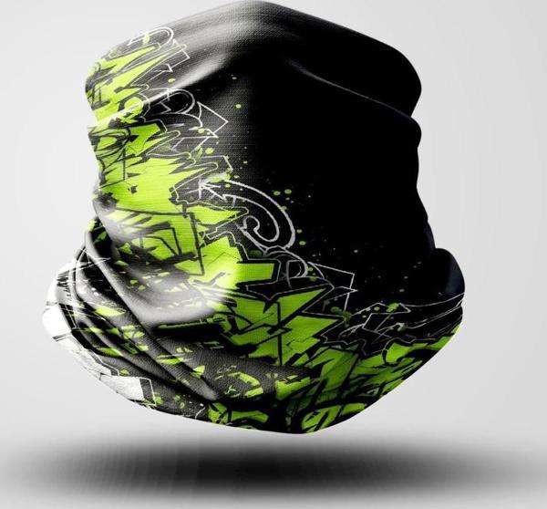 GREEN Motorcu Bandana Maske Outdoor Boyunluk Unisex - Image 1