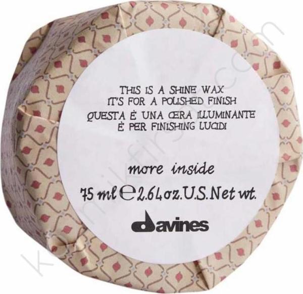 Davines More Inside Shine Parlak Wax 75 ml - Image 1