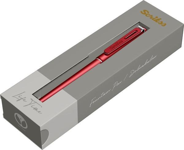 Scrikss Punto Dolma Kalem Kırmızı M Uç Özel Kutu - Image 1