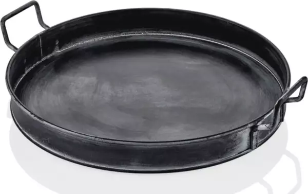 The Mia Galvaniz Tepsi Dark Stone 48x40cm - Image 1