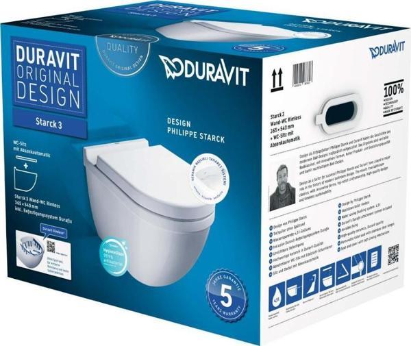 Duravit Starck 3 Rimless Asma Klozet Seti 45273900A1 - Image 1