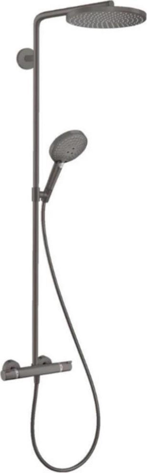 Hansgrohe Raindance Select S 240 1 Jet Termostatik Duş Kolonu - Mat Siyah Krom 27633340 - Image 1