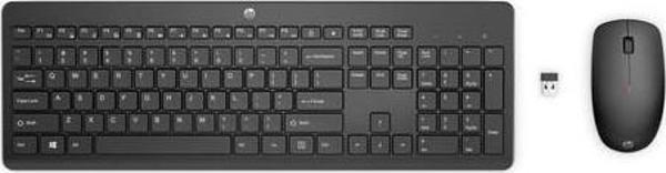 HP 18H24AA 230 Kablosuz Klavye & Mouse Kombo Set - Siyah (Türkçe) - Image 1