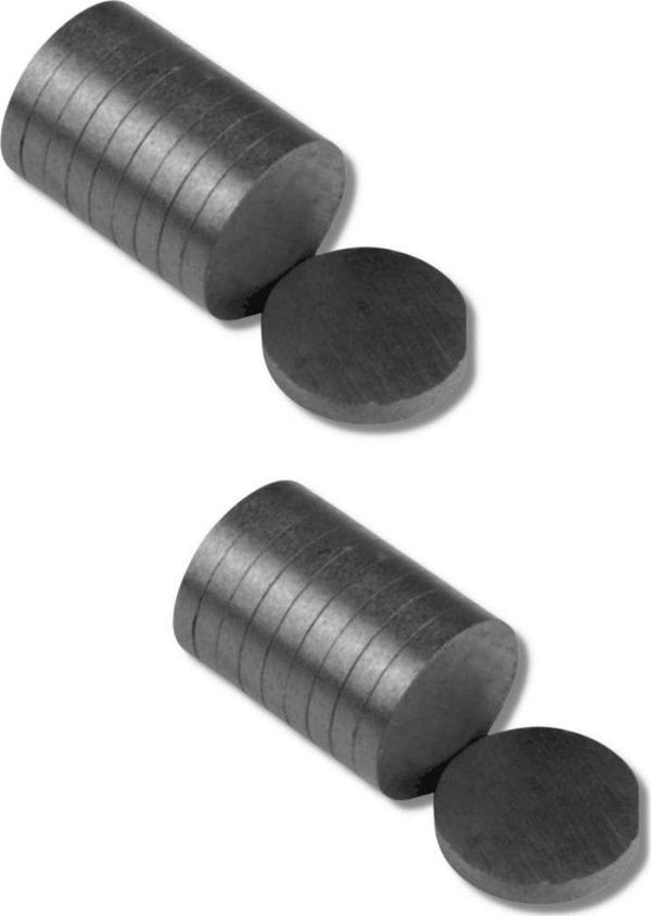 Depolife Mıknatıs Silindir Magnet 18X3Mm 15 Adet Ferrit Mıknatıs Oxıt Ferrit Magnet - Image 1
