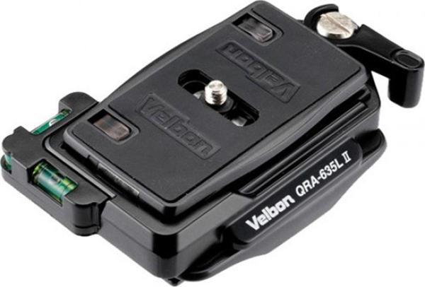 Velbon Qra-635L Iı Quick Release Adapter And Plate - Image 1