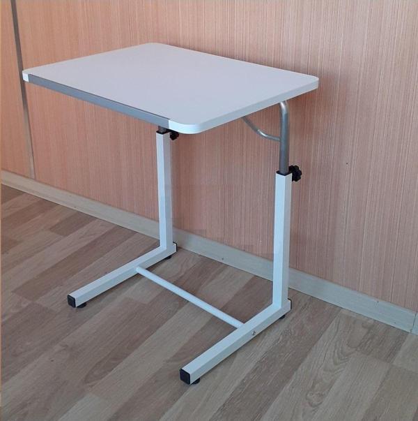 Depolife Akrobat Yan Sehpa Notebook Laptop Bilgisayar Masası Yükseklik Ayarlı Beyaz - Image 1