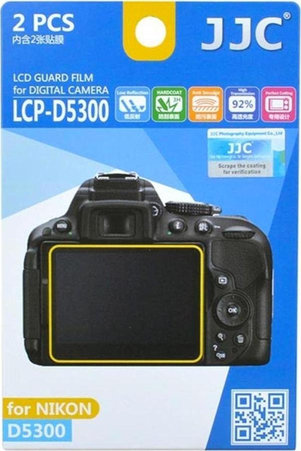 Jjc Lcp-D5300 Lcd Uyumlu Ekran Koruyucu Film 2`Li Paket (Nikon D5300, D5500, D5600) - Image 1