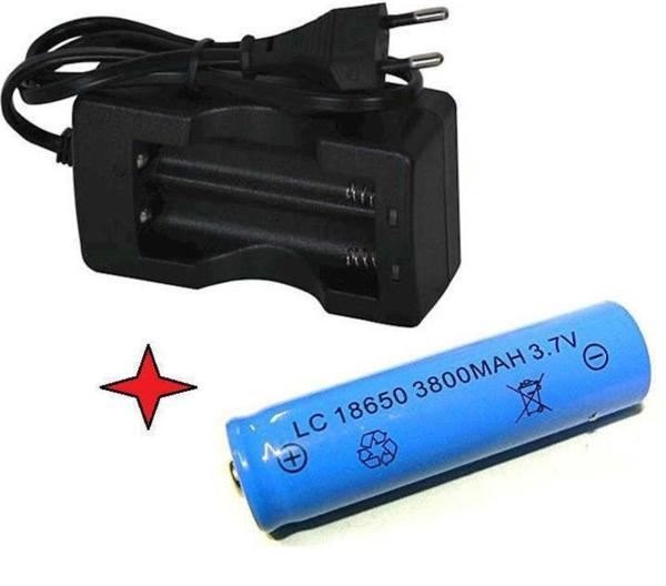Depolife 18650 Pil 2Li Şarj Cihazı Seti 18650 3.7V Lion 3800 Mah Pil Kordonlu Led Gösterge Şarj Seti - Image 1