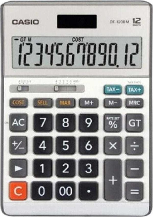 Casio 12 Haneli Masüstü Hesap Makinesi (Df-120Bm) - Image 1
