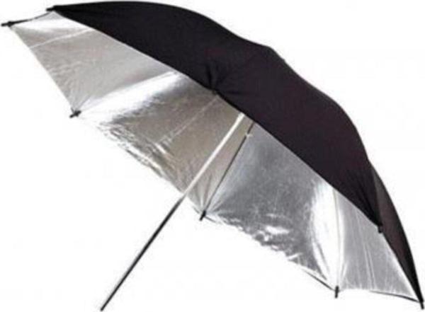 Digipod 91 Cm Siyah Gümüş Şemsiye - Image 1