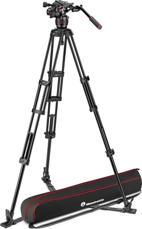 Manfrotto Mvk608Twınga Nitrotech 608 Head & Alu Twin Gs Video Tripod - Image 1