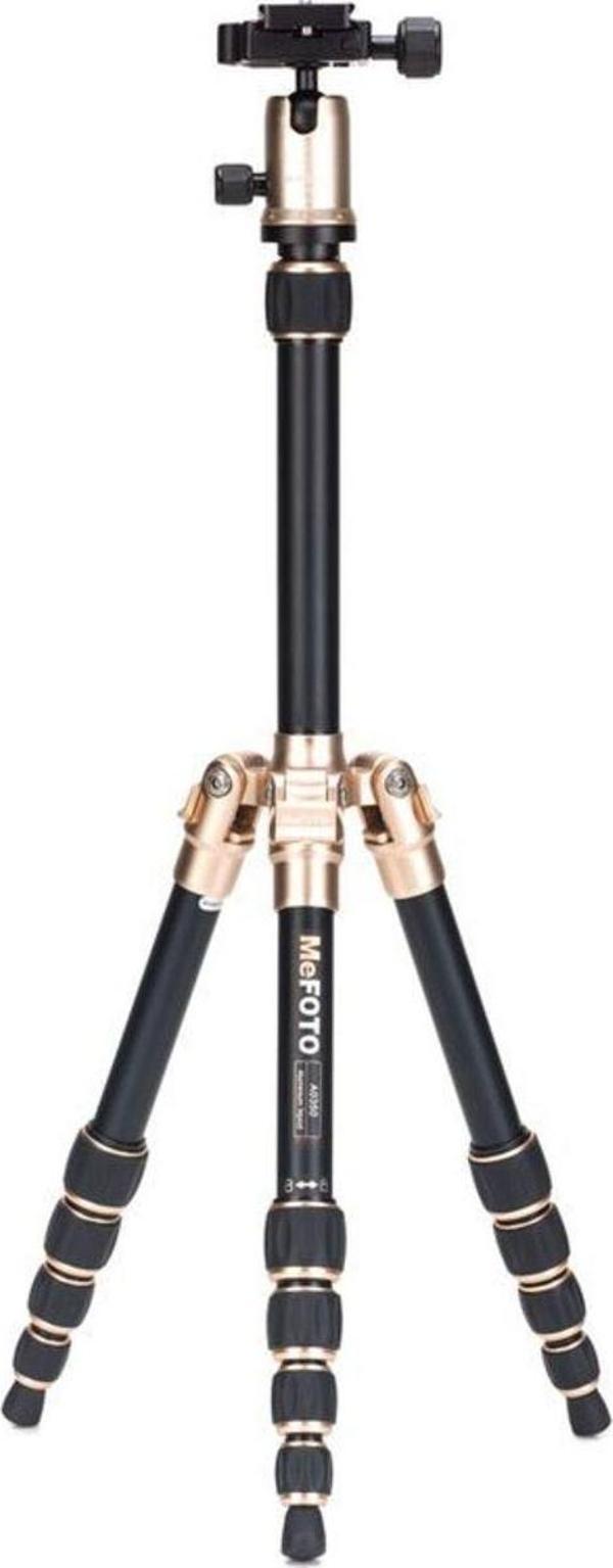 Mefoto A0350Q0T Travel Angel Tripod (Titanium) - Image 1