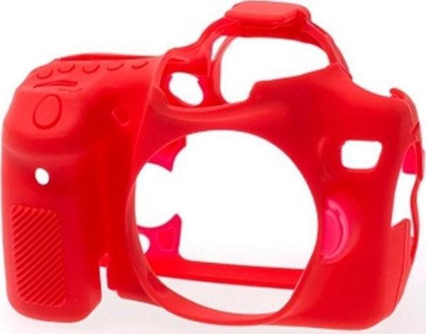 Easycover Canon 80D Silikon Kılıf Ecc80Dr (Kırmızı) - Image 1