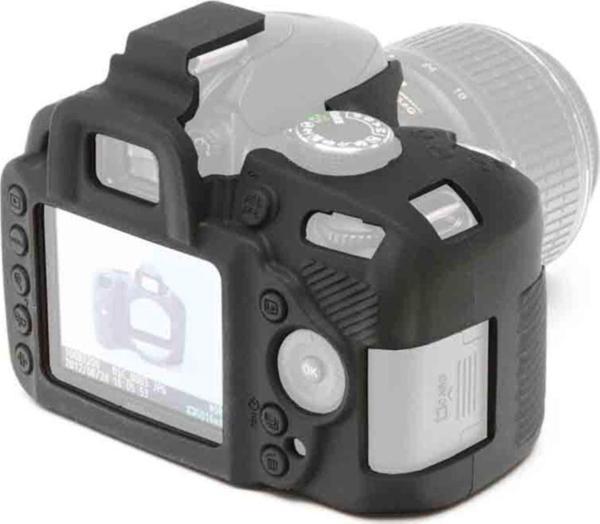 Easycover Discovered Silikon Uyumlu Kılıf (Nikon D3200 Siyah) - Image 1