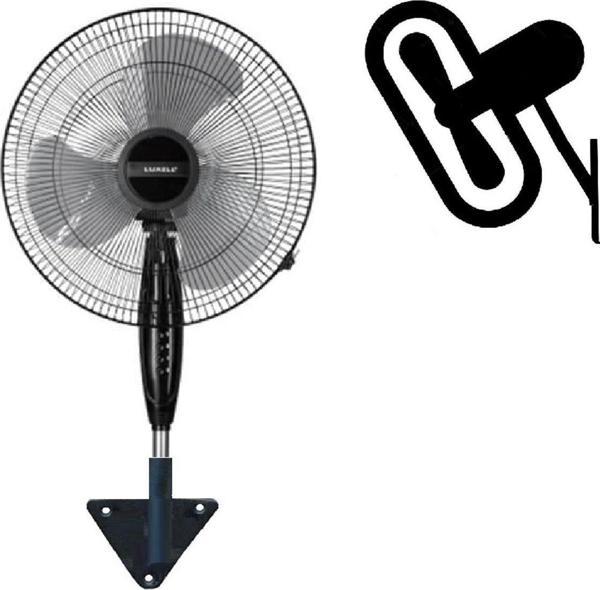 Depolife Lxf-285 Duvar Montajlı Hava Vantilatörü 3 Kademe Hız Ayarlı Pervane 45W - Image 1