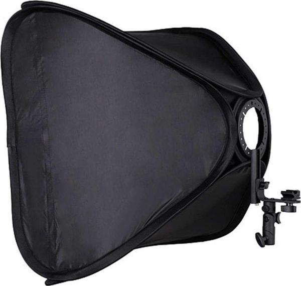 Fotga Kafa Flaşı Için 40X40 Katlanabilir Softbox Ve Flaş Tutucu - Image 1